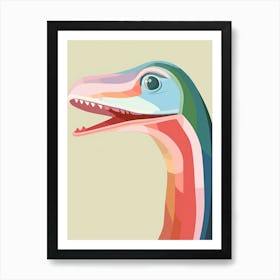 Colourful Dinosaur Rhamphorhynchus 2 Art Print