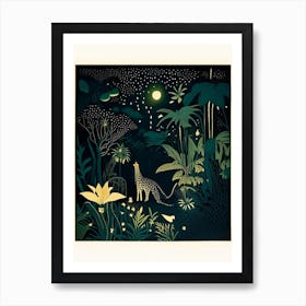 Jungle Nights 5 Rousseau Inspired Art Print