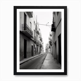 Cadiz, Spain, Black And White Old Photo 1 Art Print