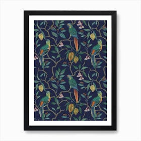 Parrots Art Print