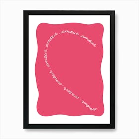 Je t'aime Art Print