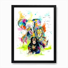 Safari jungle Art Print