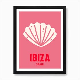 Ibiza, Spain, Graphic Style Poster 1 Art Print