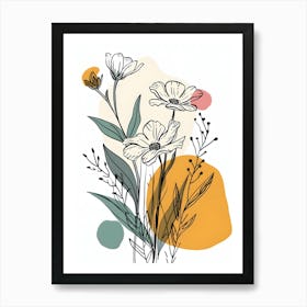 Bouquet Of Flowers 2 Art Print