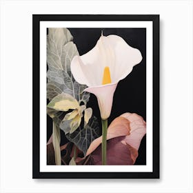 Flower Illustration Calla Lily 2 Art Print