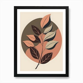 Abstract Leaves 15 Art Print