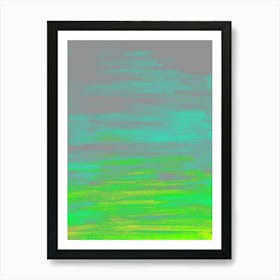 Minimalist Landscape Green Art Print