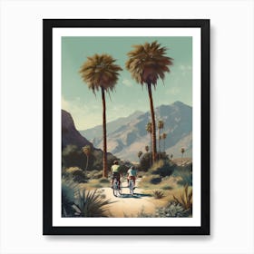 Palm Springs 2 Travel Poster Vintage Art Print