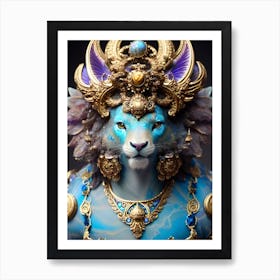 Lion Of The Gods Art Print