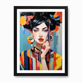 Asian Woman 13 Art Print