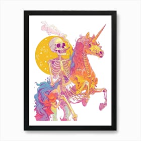 Unicorn Skeleton 1 Art Print