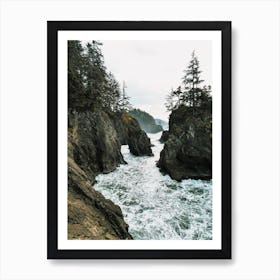 Pnw Ocean Waves Art Print