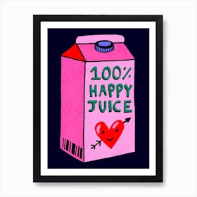 Happy Juice Art Print