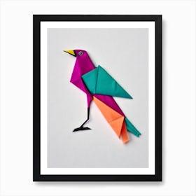 Kiwi Origami Bird Art Print