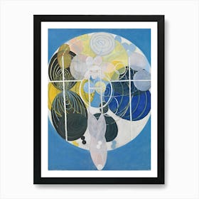 Hilma Af Klint - The Large Figure Paintings, No. 5, Group III, The Key to All Works to Date, The WU/R Art Print