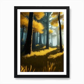 Woods Art Print