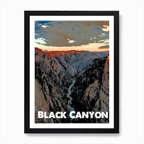 Black Canyon, National Park, Nature, USA, Wall Print, Art Print