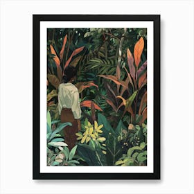 In The Garden Dunedin Botanical Gardens 2 Art Print