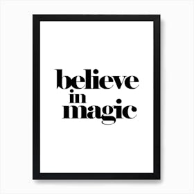 Believe In Magic Art Print