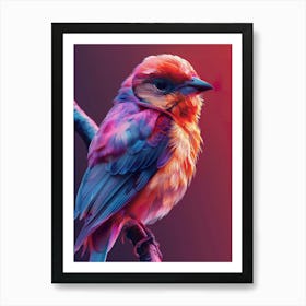 Colorful Bird 15 Art Print