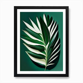 Tarragon Leaf Vibrant Inspired 2 Art Print