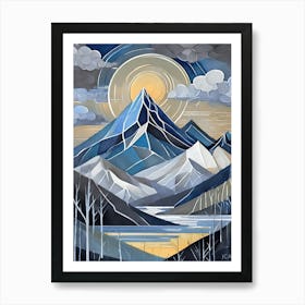 Mountain Range Art Print