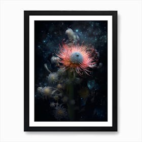 Galactic Flower Celestial 2 Art Print