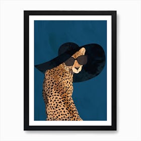 Fashion Cheetah Art Print