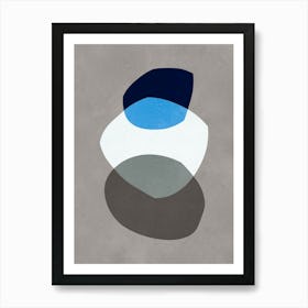 Abstract expressive forms 3 Art Print