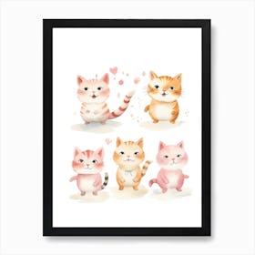 Cute Kittens Art Print