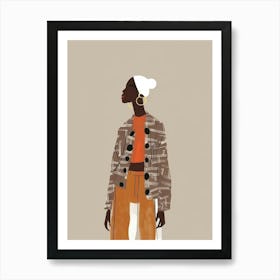 Afro-American Girl 2 Art Print