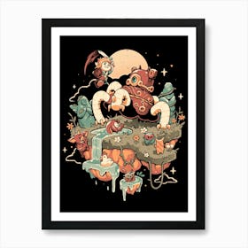 Legend Island Cute Geek 1 Art Print