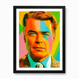 Ray Liotta Colourful Pop Movies Art Movies Art Print