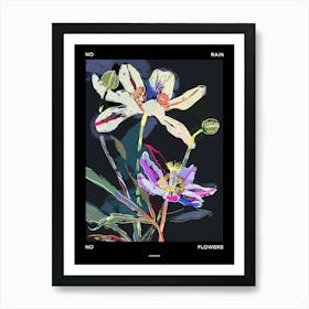 No Rain No Flowers Poster Anemone 4 Art Print