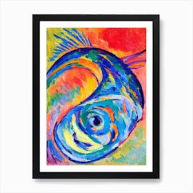 Mahi Mahi Matisse Inspired Art Print