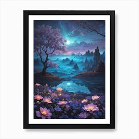 Asian Landscape Print Art Print