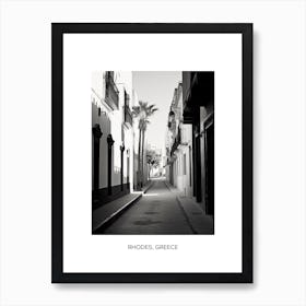 Poster Of Seville, Spain, Photography In Black And White 3 Art Print