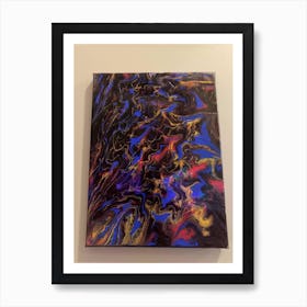 Abstract colors Art Print