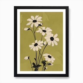 Daisy Flowers 6 Art Print