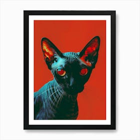 Sphynx Cat 7 Art Print