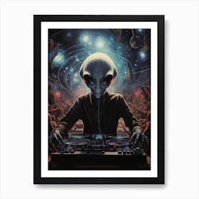 Gray Alien 03 Art Print
