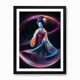 Geisha 5 Art Print