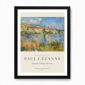 Lakeside Village Harmony Art Print