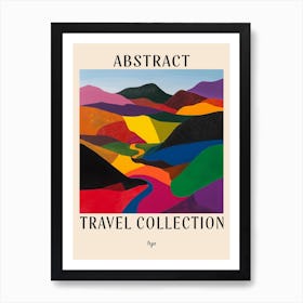 Abstract Travel Collection Poster Togo 2 Art Print