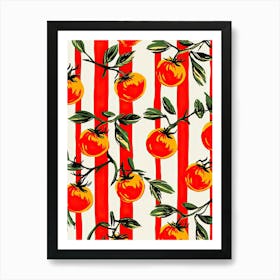 Cherry Tomatoes Summer Illustration 5 Art Print