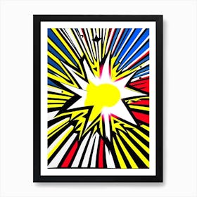 Star Formation Bright Comic Space Art Print