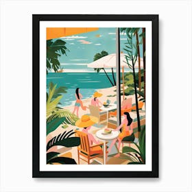 Phu Quoc, Vietnam, Graphic Illustration 4 Art Print