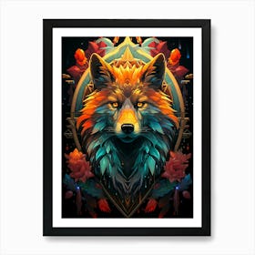 Wolf Art Art Print