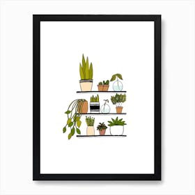 Favorite Shelves Art Print