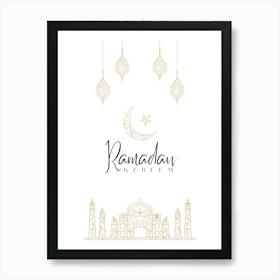 Ramadan Kareem 1 Art Print